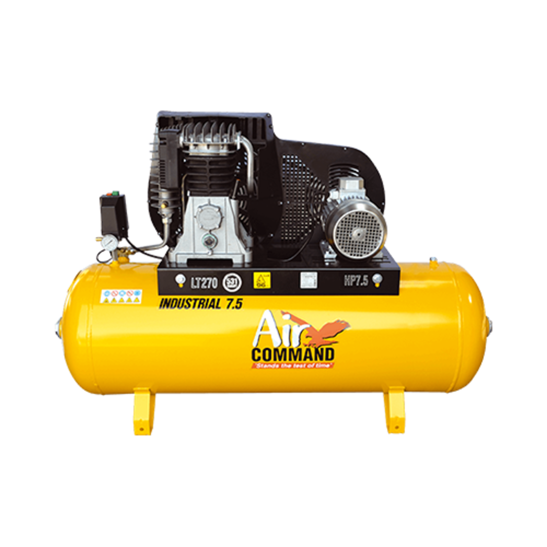 Industrial 7.5HP 3 phase Compressor with 270L tank image 0